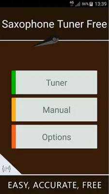 Saxophone Tuner android App screenshot 0